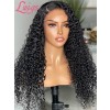 Free Shipping Undetectable Dream Swiss Lace Curly Hairstyles Virgin Human Hair Pre-Plucked 360 Wig Brazilian Hair Wigs For Women Lwigs173