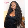 Bleached Knots Glueless Brazilian Deep Wave Human Hair Wigs Pre-plucked Best Full Lace Wig With Baby Hair Lwigs12