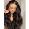 Glueless Undetectable HD Lace Top Grade Virgin Human Hair Pre-plucked Hairline Body Wave HD Full Lace Wig Lwigs387