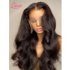 Glueless Undetectable HD Lace Top Grade Virgin Human Hair Pre-plucked Hairline Body Wave HD Full Lace Wig Lwigs387