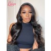 Glueless Undetectable HD Lace Top Grade Virgin Human Hair Pre-plucked Hairline Body Wave HD Full Lace Wig Lwigs387