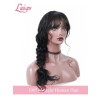 HD Lace Natural Pre-plucked Hairline 6" Deep Part Body Wave Brazilian Virgin Hair 13x6 Lace Front Wigs With Bangs Lwigs179