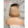 Hot Selling Ombre Color Bob Wig Pre-plucked Natural Hairline Indian Remy Hair 13x4 Dream Swiss Lace Front Wigs Lwigs181