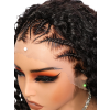 Lwigs Most-Fit 3 In 1 Half Wig Spanish Curl Quick Install Flip Over Curly Human Hair Wigs With Draw-string UD08