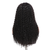 Lwigs Most-Fit 3 In 1 Half Wig Spanish Curl Quick Install Flip Over Curly Human Hair Wigs With Draw-string UD08