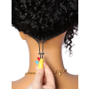 Lwigs Most-Fit 3 In 1 Half Wig Spanish Curl Quick Install Flip Over Curly Human Hair Wigs With Draw-string UD08
