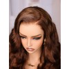 Lwigs Most-Fit Cap Chocolate Brown #4A Body Wave Versatile Styling C-Part 11x6 Lace Frontal Wigs UD14