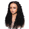 Lwigs Most-Fit Cap Super-thin Breathable HD Lace Water Wave Deep Parting 11x6 Lace Frontal Wigs UD07