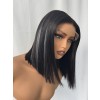 Lwigs Bleached Knots Silky Straight Brazilian Human Hair Short Bob Dress-up 5x5 HD Lace Closure Wigs Pre Plucked Hairline Lwigs719