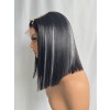Lwigs Bleached Knots Silky Straight Brazilian Human Hair Short Bob Dress-up 5x5 HD Lace Closure Wigs Pre Plucked Hairline Lwigs719