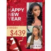 Lwigs 2024 New Year Sale For 2 Wigs Combo Deal Pay 1 Get 2 Straight And Wave 13x6 HD Lace Front Wigs NY108