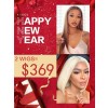 Lwigs 2022 New Year Sale Pay 1 Get 1 Free Lace Front Wigs Bleached Knots Highlight Color Wig With Pre-plucked Hairline NY103