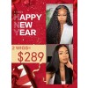 Lwigs 2022 New Year Sale Pay 1 Get 1 Free Lace Front Wigs Natural Color Kinky Curly and Silky Straight With Special Free Gifts NY101
