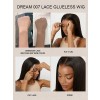 Lwigs New Arrivals Wear And Go Dream 007 Lace Real Scalp Look Beginner Friendly Brown Color Body Wave 7x6 Glueless Wigs PR14