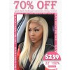 Lwigs Black Friday Presale 100 Human Hair Transparent Lace Frontal Wigs #613 Blonde Color Silky Straight Affordable 13x4 Front Wig SD16