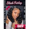 Lwigs Black Friday Special Only 1 Unit Short Deep Wave 12 Inches 150% Density 360 Lace Wig Beginner Friendly BS04