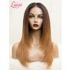 Lwigs Custom Wig Units Layer Cut Brown to Blonde Ombre Color Full Lace Wig Human Hair HD Lace Custom03