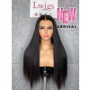 Lwigs Customized 100% Virgin Human Hair Silky Straight 20 Inches 180% Density Glueless 360 HD Lace Wig With Natural Hairline Custom14