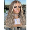 Wigs Human Hair Lace Front Brazilian 100% Virgin Hair Ombre Highlight Blonde Colored Body Wave Wig 13x4 Transparent Lace Frontal Wigs Lwigs370