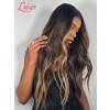 Lwigs Glueless Wigs Wavy 8x6 HIghlight Color Dream 007 Lace 100% Human Hair Wig LWX03