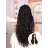 Lwigs Most-Fit Cap 180% Density Invisible Drawstring Real Skinlike HD Full Lace Knotless Long Braided Wig UD03 hot deal
