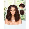 Lwigs Most-Fit Cap Boho Curls Braided Wigs Pre Bleached Top Selling Ombre Brown Colors 16inch 5x5 HD Lace Closure Wigs UD18