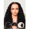 Lwigs Most-Fit Cap Super-thin Breathable HD Lace Water Wave Deep Parting 11x6 Lace Frontal Wigs UD07
