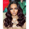 Lwigs VIP Order 20 Inches 130% Density Curly Ombre Color 13x6 Lace Front Wig With 4C Edges VIP1013