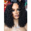 Lwigs New Arrivals Beginner Friendly Short Curly Bob Hairstyle Middle Part Natural Hairline Invisible 13x6 HD Lace Front Wigs NEW65