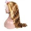 Lwigs New Arrivals Brown Color With Blonde Highlights Body Wave Dream 007 Lace 8x6 Rear And Go Glueless Lace Wig PR21