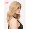 Lwigs New Arrivals Custom Style Toppee 7"x8" Courtney With Curtain Bangs Mono Part Left Part Remy Human Hair Topper TOP04