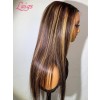 Lwigs New Arrivals Glueless Wig Silky Straight Blonde Highlight Color Pre Plucked 007 Dream Lace 8x6 Ready To Go Lace Wigs PR19