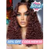 Lwigs New Arrivals HD Lace Pre-plucked Hairline Deep Curly Hairstyles 13x6 Lace Front Wig With Bleached Single Knots NEW63