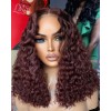 Lwigs New Arrivals HD Lace Pre-plucked Hairline Deep Curly Hairstyles 13x6 Lace Front Wig With Bleached Single Knots NEW63