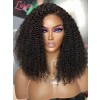 Lwigs New Arrivals Kinky Curly 180% Density Fast Shipping Unprocessed Virgin Human Hair 360 HD Lace Wig For Beginners NEW28