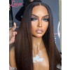 Lwigs New Arrivals Ombre Brown Color Silky Straight Undetectable HD Dream Swiss Lace 360 Wigs With Elastic Band NEW30