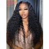 Lwigs New Arrivals Undetectable HD Lace Curly Hairstyles 100% Virgin Human Hair 360 Lace Wig With Bleached Knots NEW52