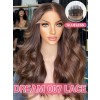 Lwigs New Arrivals Wear And Go Dream 007 Lace Real Scalp Look Beginner Friendly Brown Color Body Wave 7x6 Glueless Wigs PR14