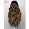 Lwigs New Arrivials Clean Hairline Body Wave HD Lace Highlight Color Wavy Hairstyles 360 Lace Wig Bleached Knots NEW40