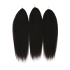 Lwigs Pre-Divided Kinky Straight Natural Black Color Crochet Hair Beginner Friendly 100% High Quality Human Hair Extensions UD33