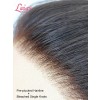 Brazilian Light Yaki Straight Hair Weave Natural Color Wig Pre-Plucked Hairline Full Lace Kinky Straight Human Hair Wigs Afterpay Lwigs263