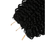 Lwigs Seamless Pre-Separated 60GPACK Water Wave Protective Style Feather Crochet Human Hair Extensions UD32