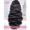 HD Lace Virgin Hair Pre-Plucked Natural Hairline Wavy Wig With Baby Hair 360 Lace Wig Lwigs201