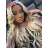 New Arrival "Jessica" Brazilian Virgin Human Hair Blonde Ombre Color Body Wave Lace Front Wigs Lwigs245