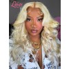 New Arrival Must Have 100% Virgin Hair Body Wave #613 Blonde Color 13x4 Lace Front Human Hair Wig Lwigs277