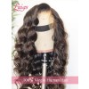 HD Lace Loose Wave Natural Black Color 13*6 Wigs Human Hair Lace Front Brazilian Virgin Hair For Black Women Lwigs293