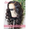 HD Lace Loose Wave Natural Black Color 13*6 Wigs Human Hair Lace Front Brazilian Virgin Side Part Wavy Hair For Black Women Lwigs293