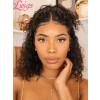 New Arrival Undetectable Dream Swiss Lace Curly Short Bob 360 Lace Frontal Wig Pre-bleached Knots Lwigs247