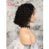 New Arrival Undetectable Dream Swiss Lace Curly Short Bob 360 Lace Frontal Wig With Fake Scalp Lwigs247