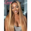 New Arrivals Ombre Hair Color Ash Blonde Highlight Silky Straight Hair Black Girl 360 Wig 180 Density Best Human Hair Wigs NEW13